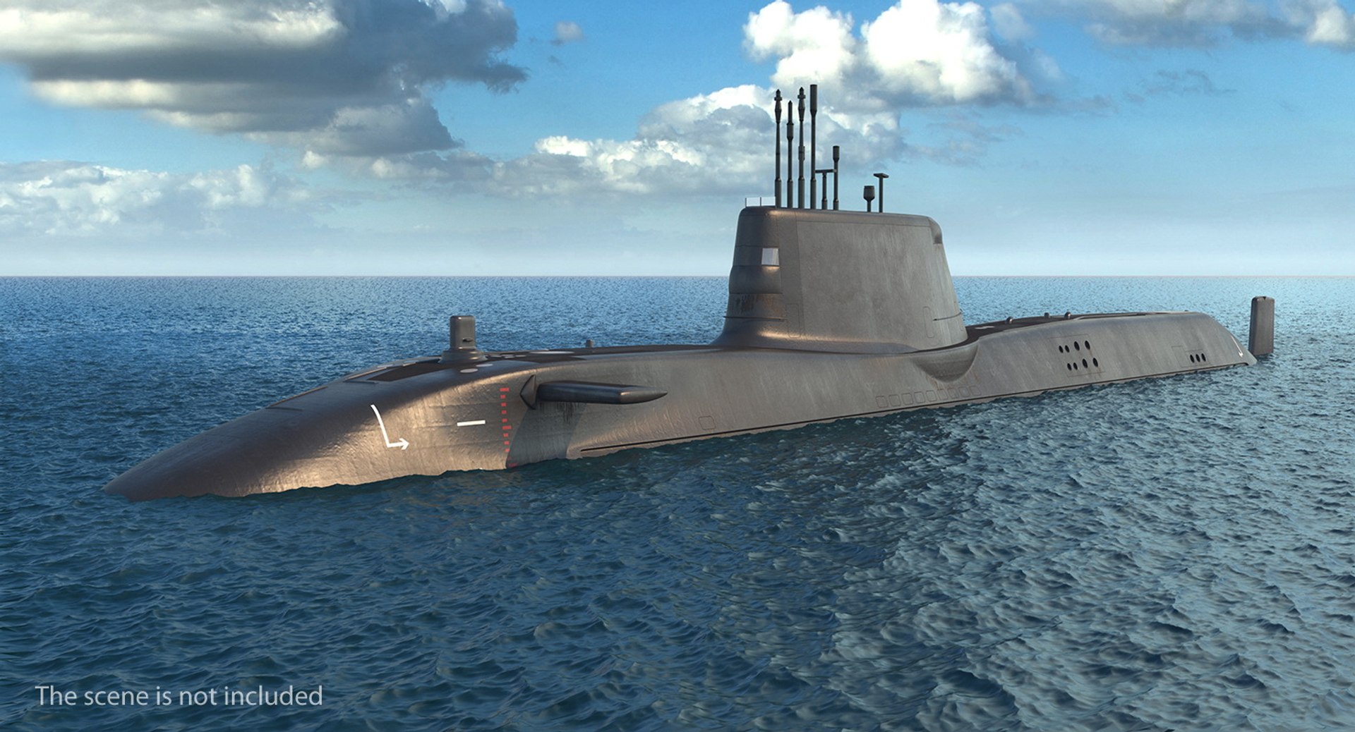 Hms Artful Astute Class 3D - TurboSquid 1367574