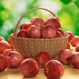 3d fresh apples model