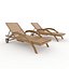 3D Sun Lounger 09 model