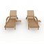 3D Sun Lounger 09 model