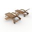 3D Sun Lounger 09 model