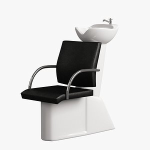 model of hairdresser chair hair