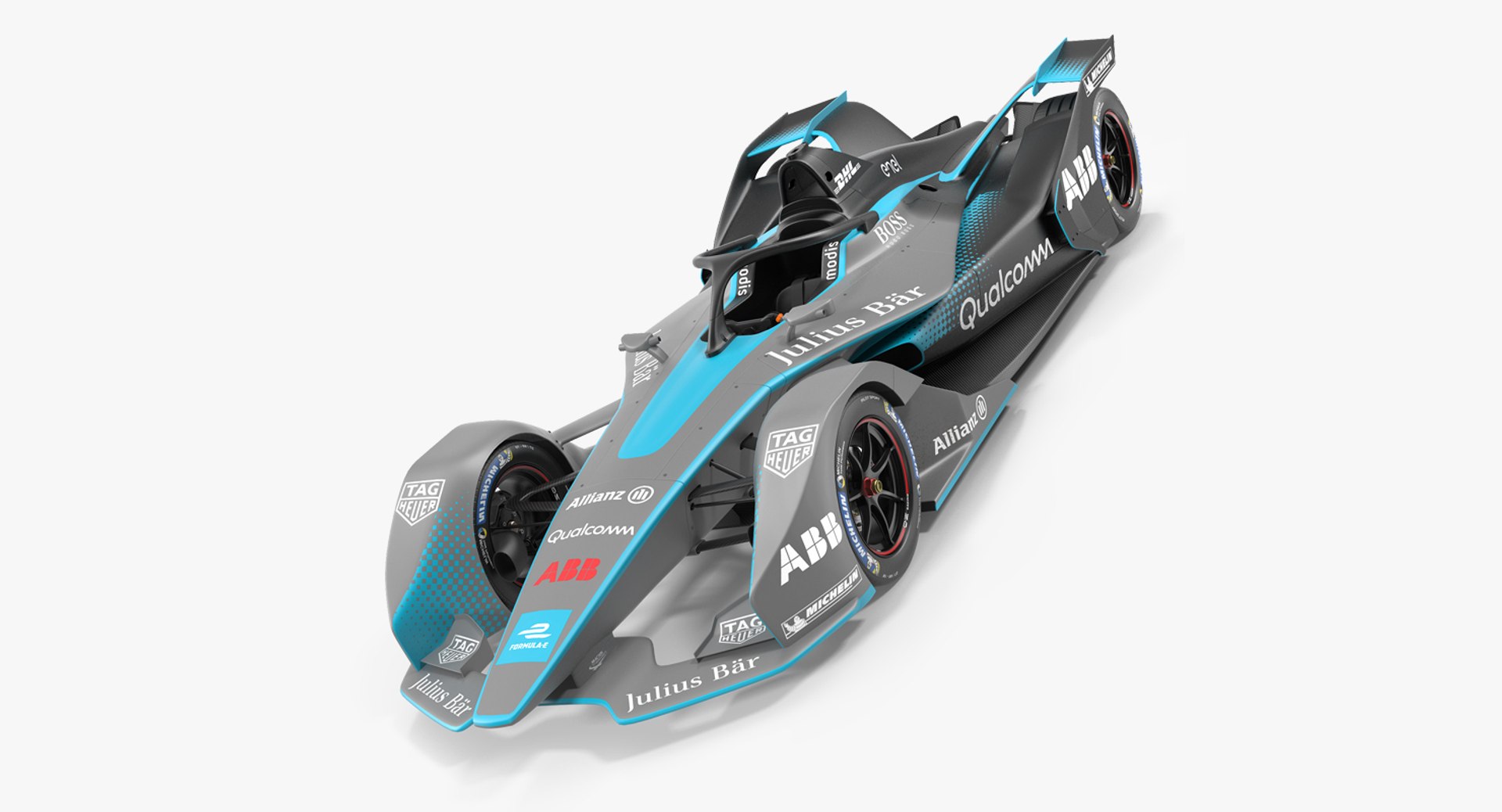 Gen2 Formula E Car 3D model preview