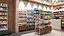 3D pharmacy healthcare store model
