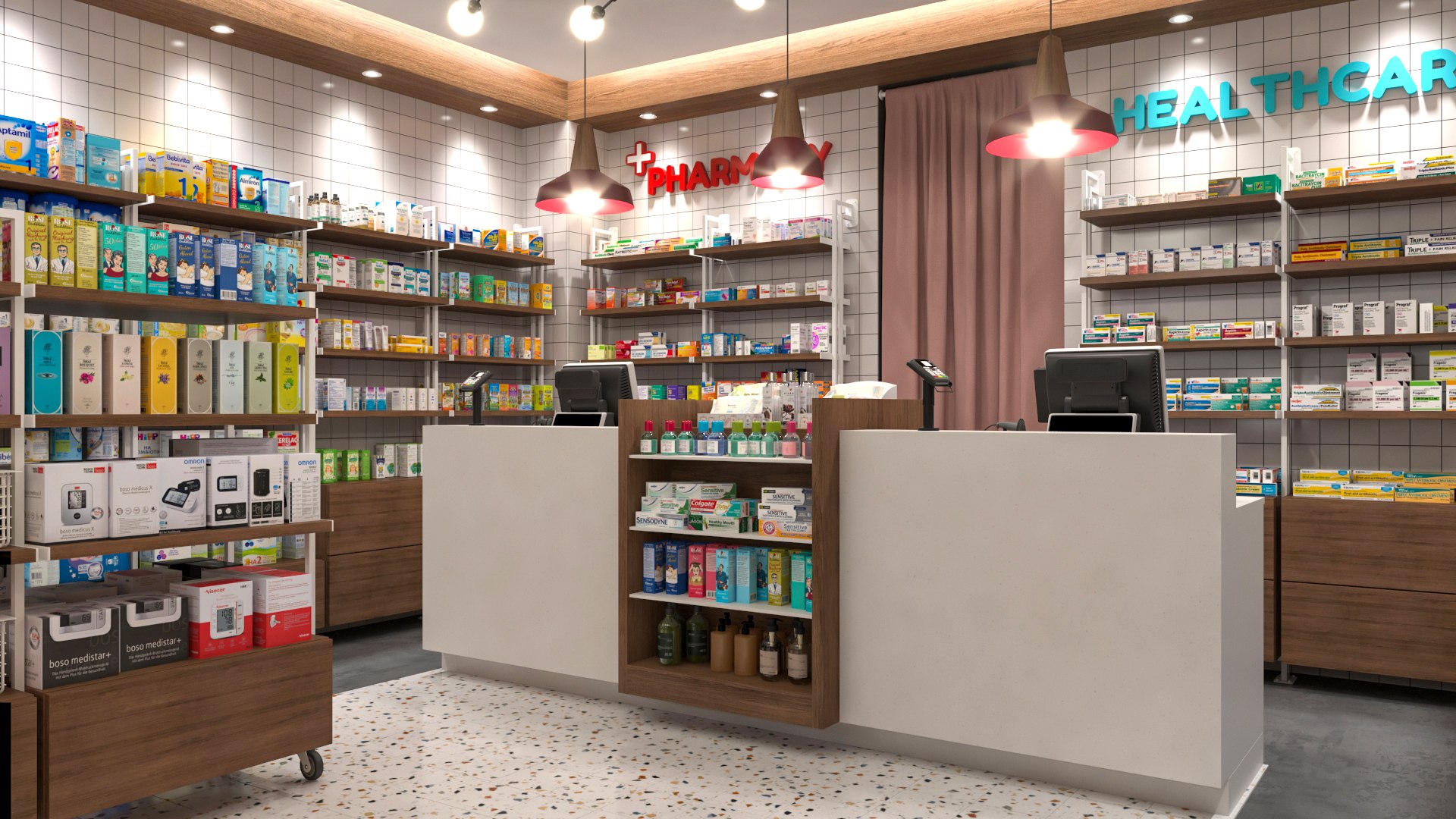 3D pharmacy healthcare store model https://p.turbosquid.com/ts-thumb/LS/qgafy8/ufS9fNPT/render_07/jpg/1602486930/1920x1080/fit_q87/9f2bf7a3a319d76fe1e41ab40a43502521984361/render_07.jpg