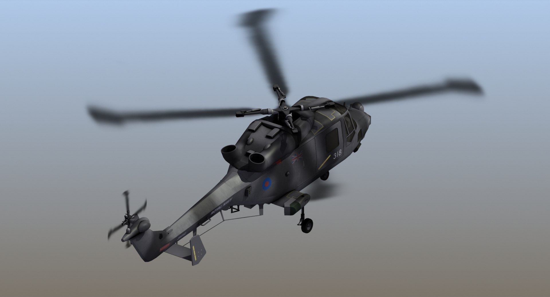 3D aw159 wildcat royal navy - TurboSquid 1176029