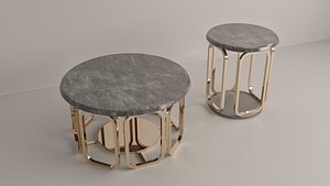 3D Rounded Table