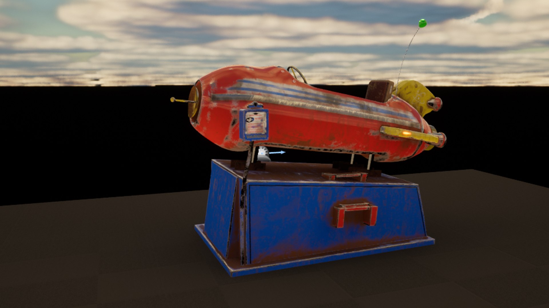 Kids Space Ship Ride Model - TurboSquid 1633706