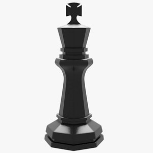 King Chess Coin 3D model