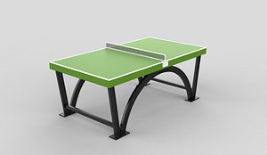 Table tennis setup 05 3D model