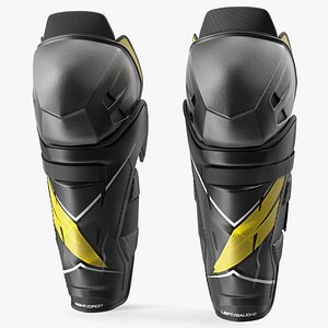 Hockey Shin Guards Yellow model