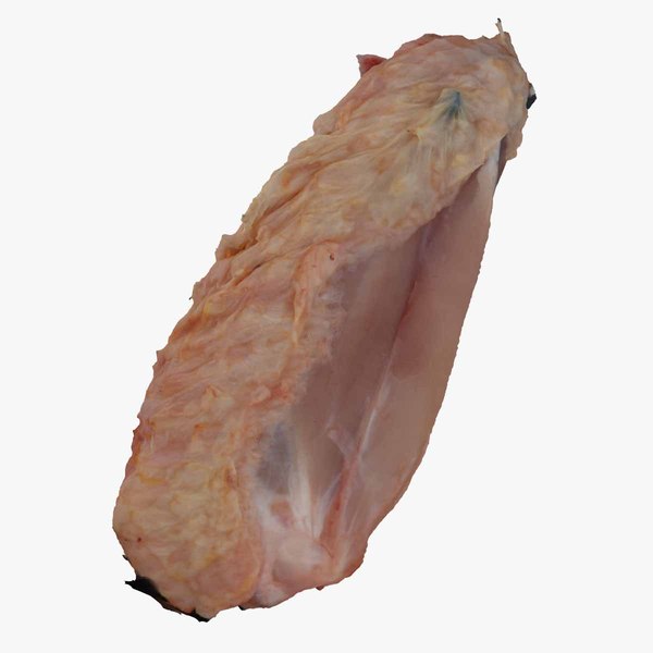 3D Chicken Wing 04 RAW Scan model
