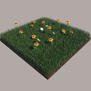 3D model Grass
