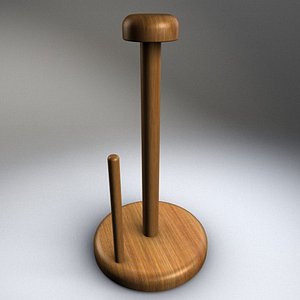 Wooden Paper Towel Holder