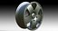 Llanta de rueda modelo Jeep 3D