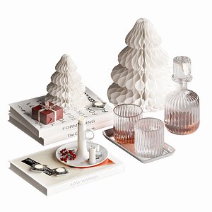 3D Christmas decorative set