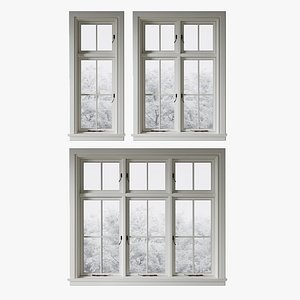 Classic window 4 3D model