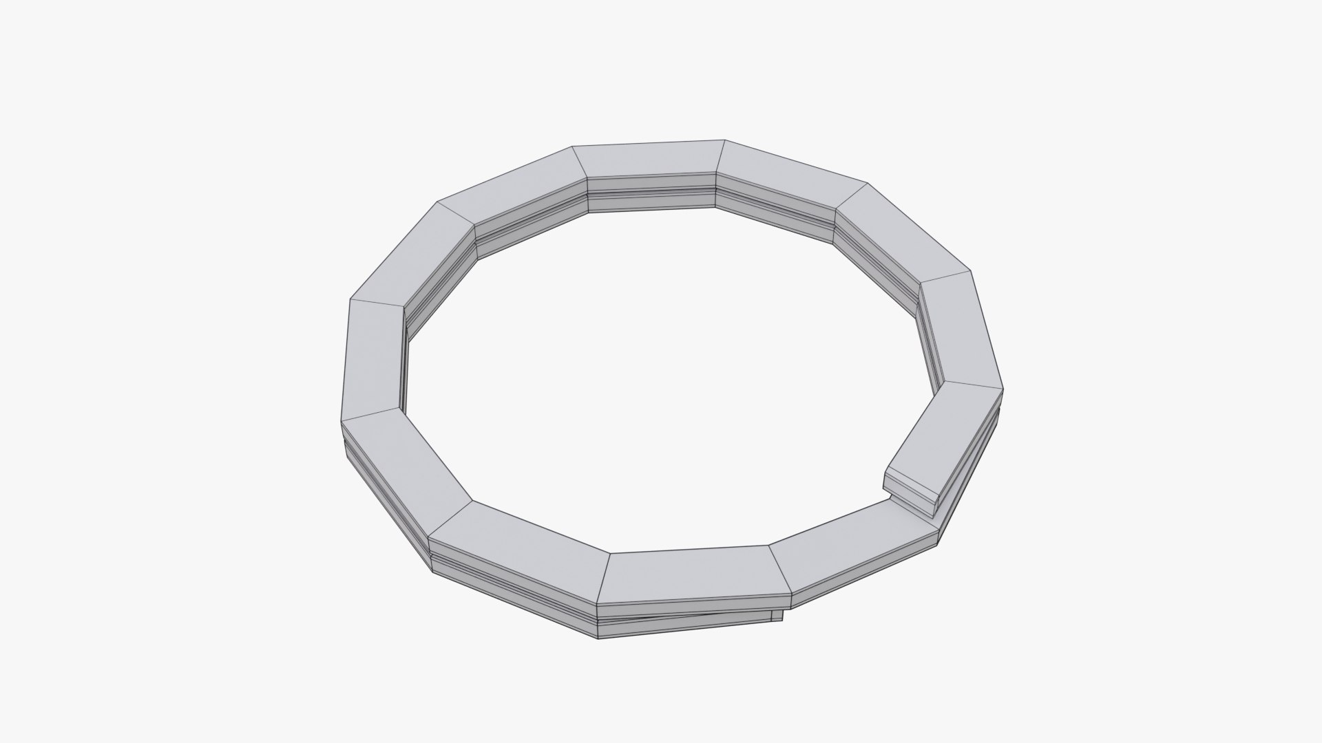 Split Keychain Ring Model - TurboSquid 1948893
