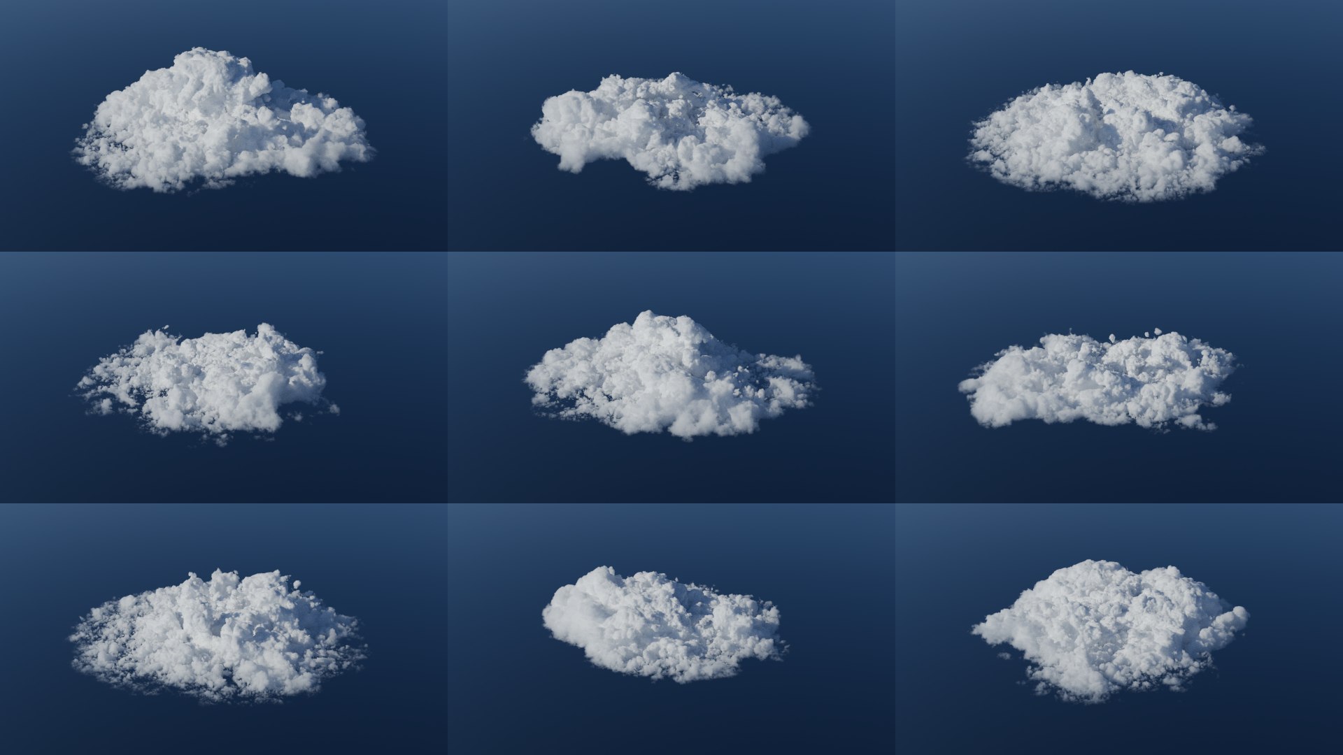 3D Cloud VDB Pack 100 High Quality Assets Model - TurboSquid 2253008