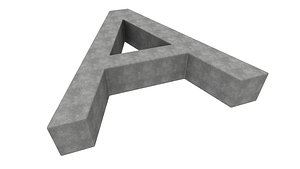 A Modern Bench 3D Model AR VR PBR