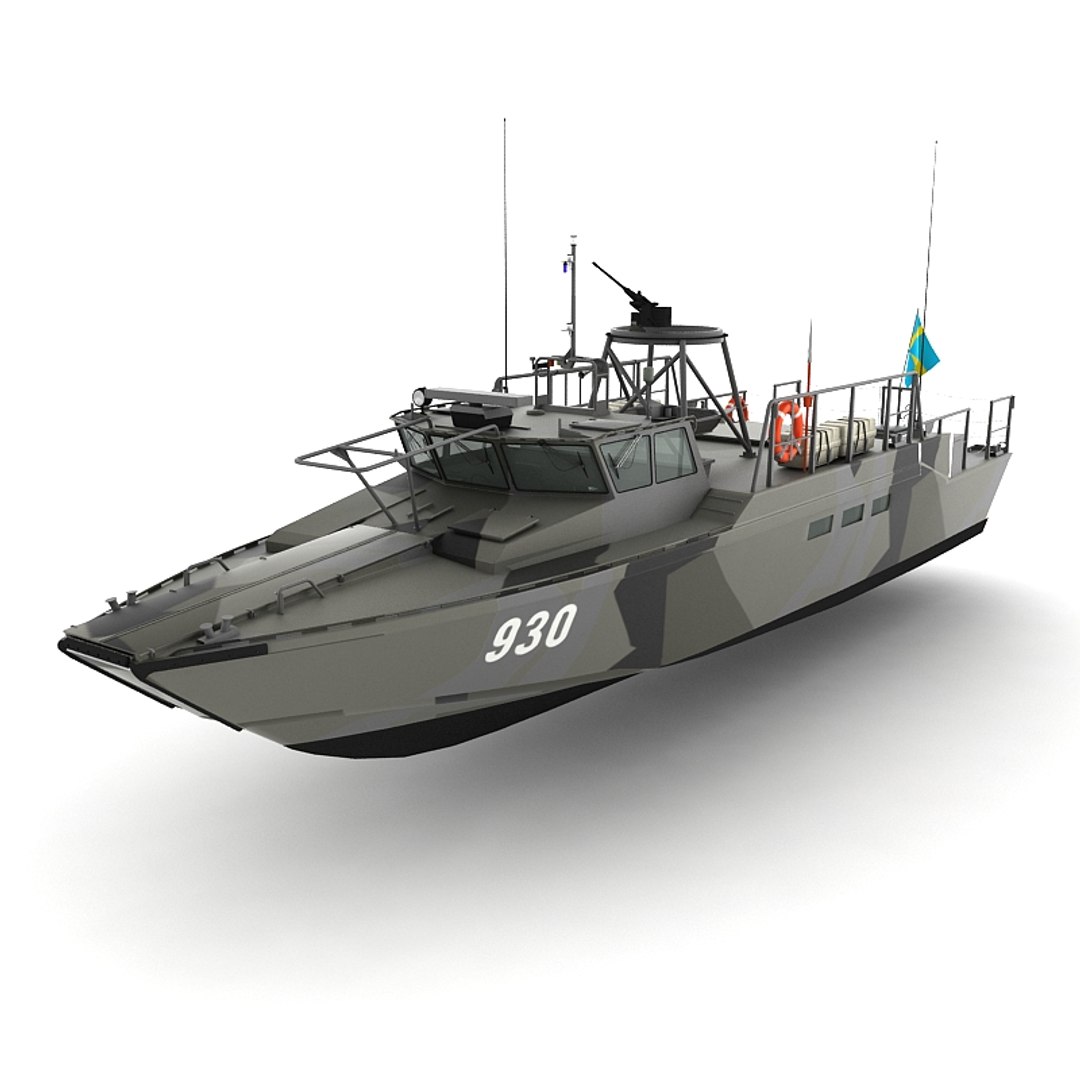 3d Model Stridsbat 90h