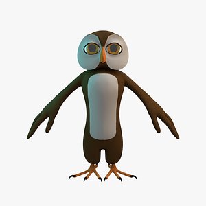 Stylized Owl NoRig