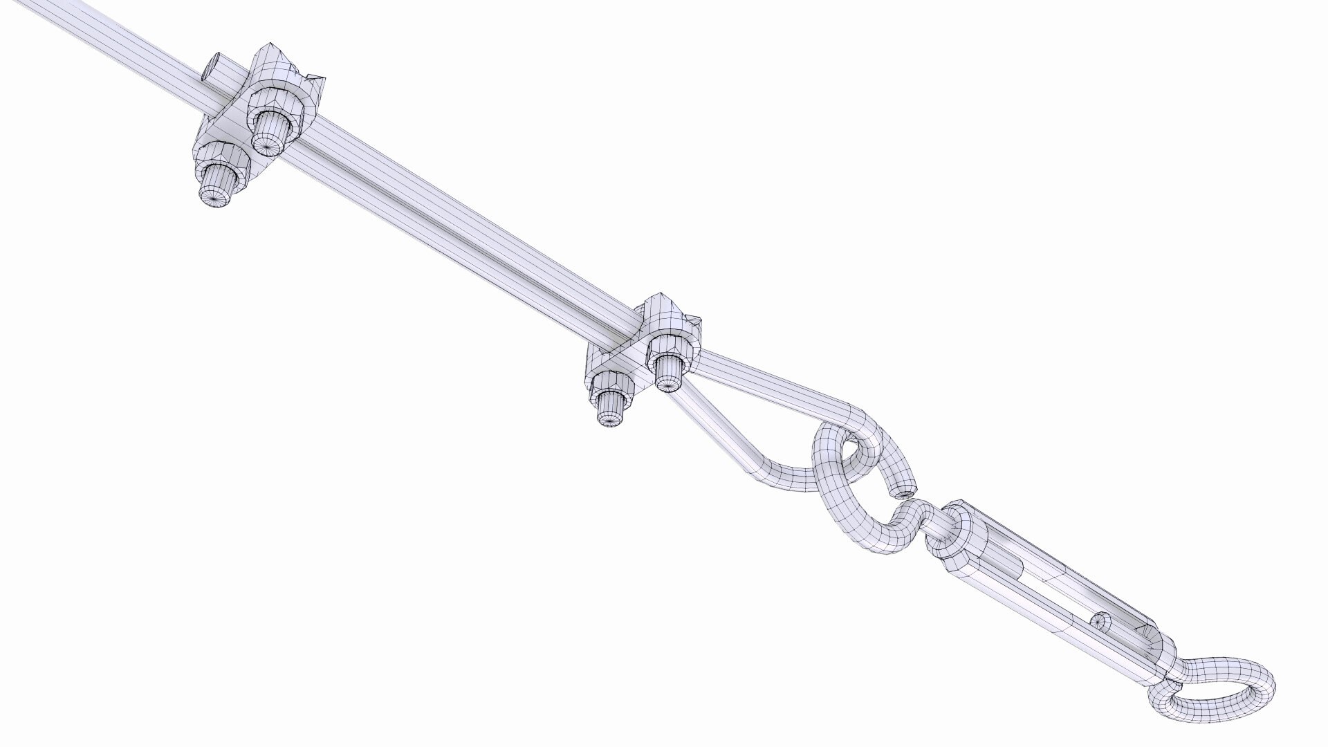 3D Model Wire Rope Clamp 19 - TurboSquid 1854749
