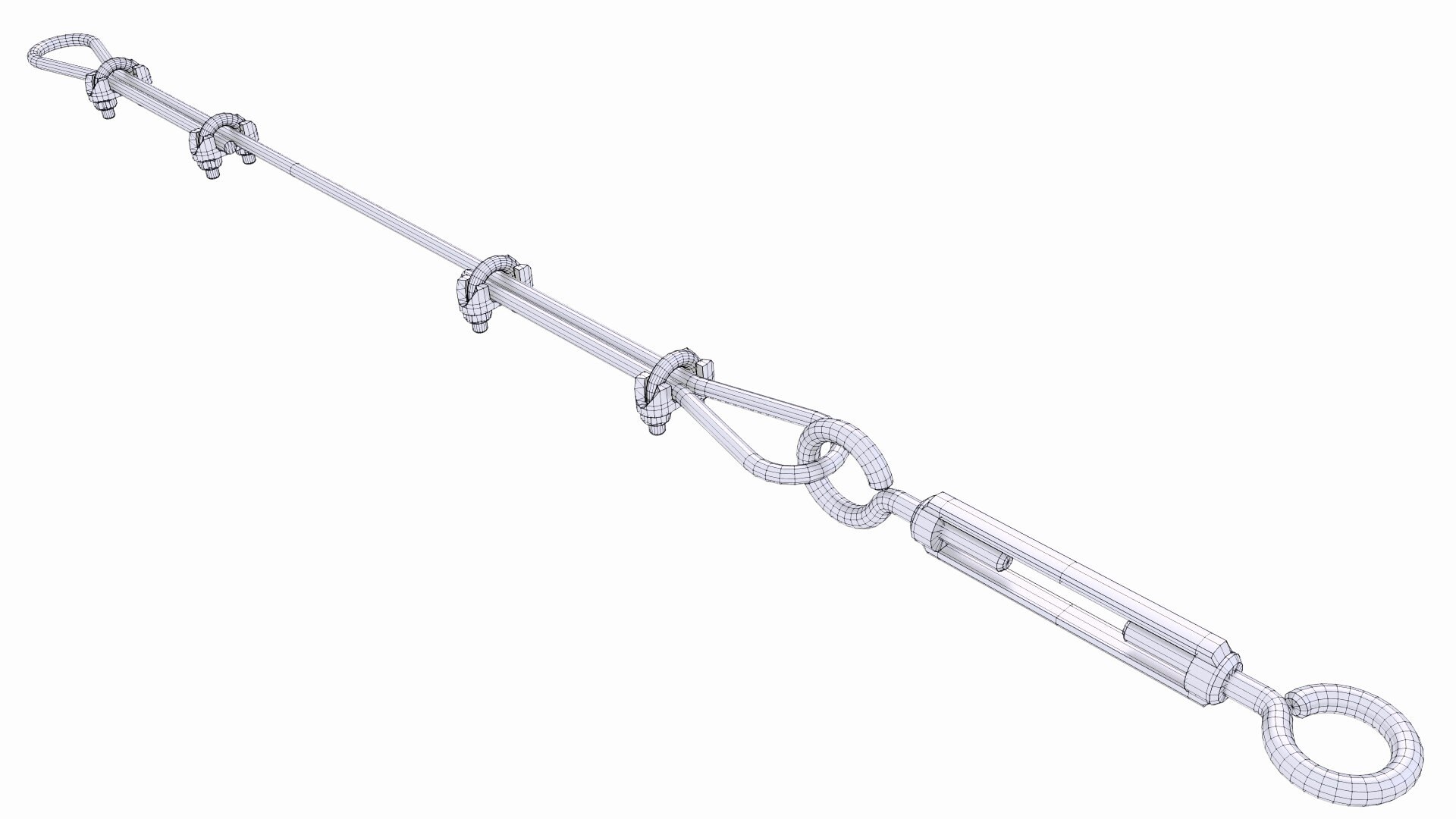 3D Model Wire Rope Clamp 19 - TurboSquid 1854749