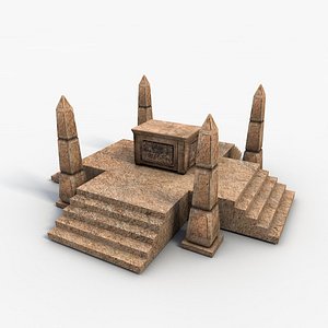 egyptian box obelisk 3ds