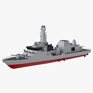 Fast Attack Craft FAC 65 Low Poly 3D model