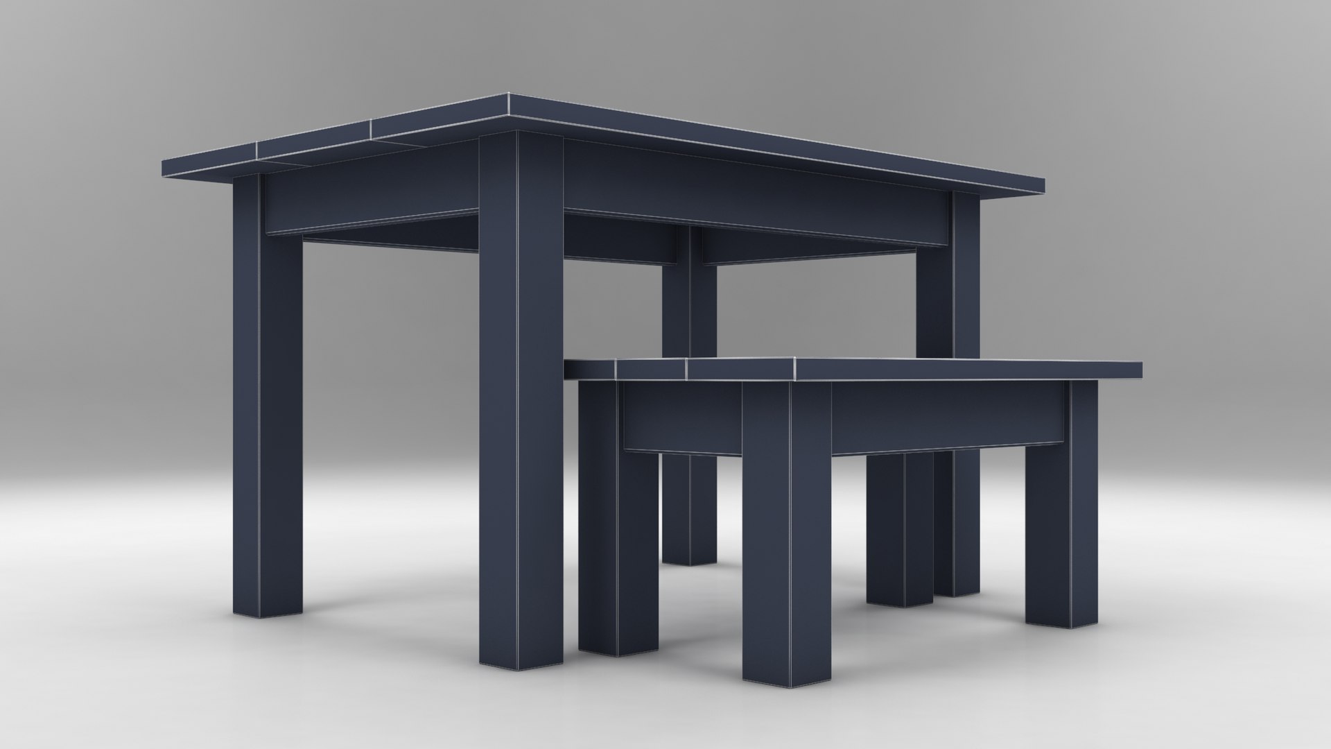 Activity Table 3D Model - TurboSquid 1646864