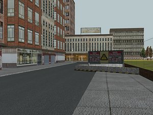 Mini city for drift game