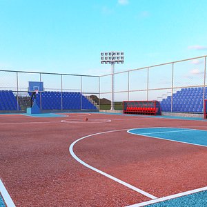 Outdoor Basketball Court