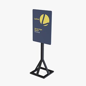 Advertising Stand model