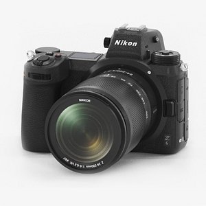 3D model Nikon Z 6II Full Frame Hybrid Digital Camera
