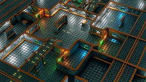 3D Modular RPG Game Environment - Low Poly - PBR - GameReady model