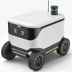 Delivery Robot 3D Model