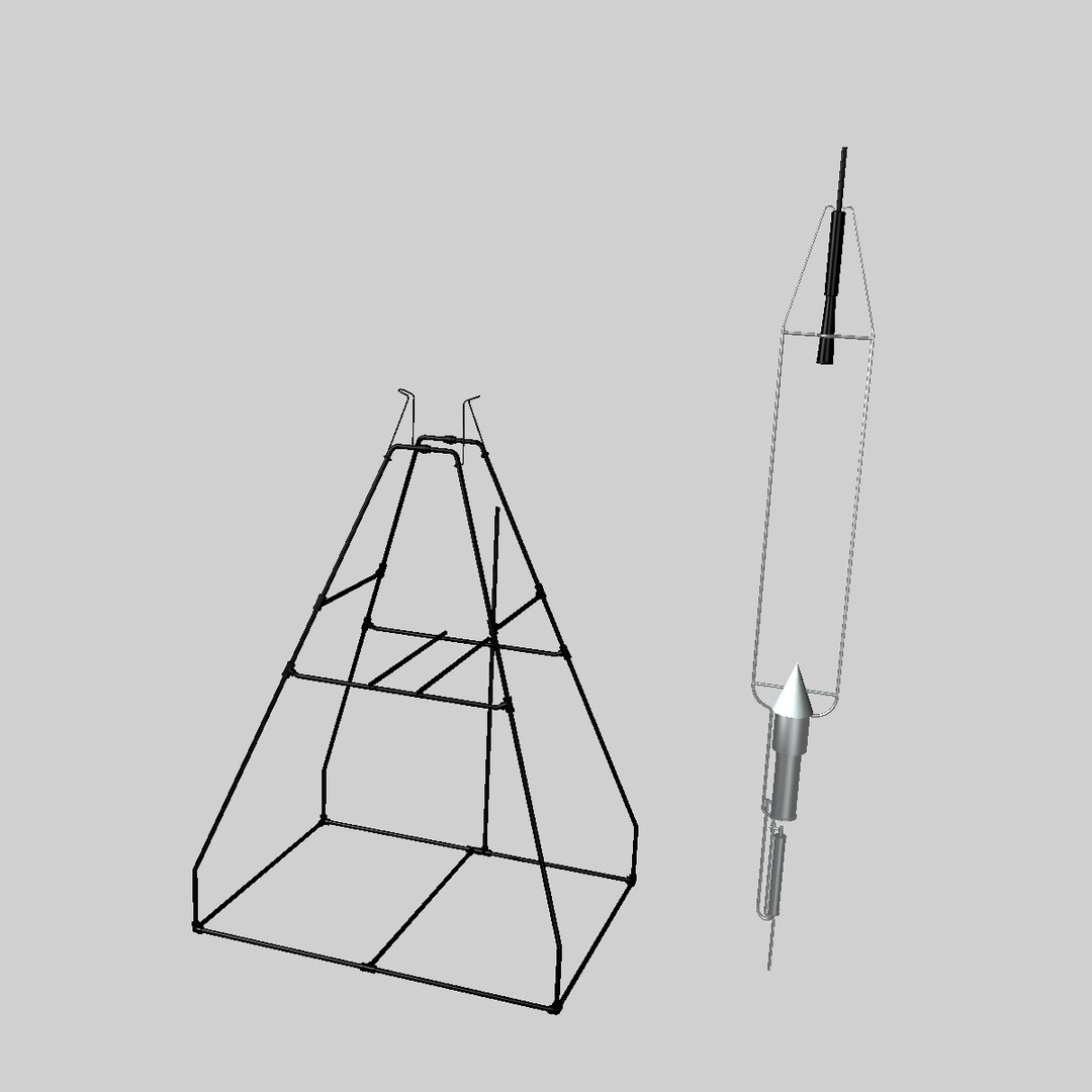 3d Model Of Rocket Robert Goddard Liquid