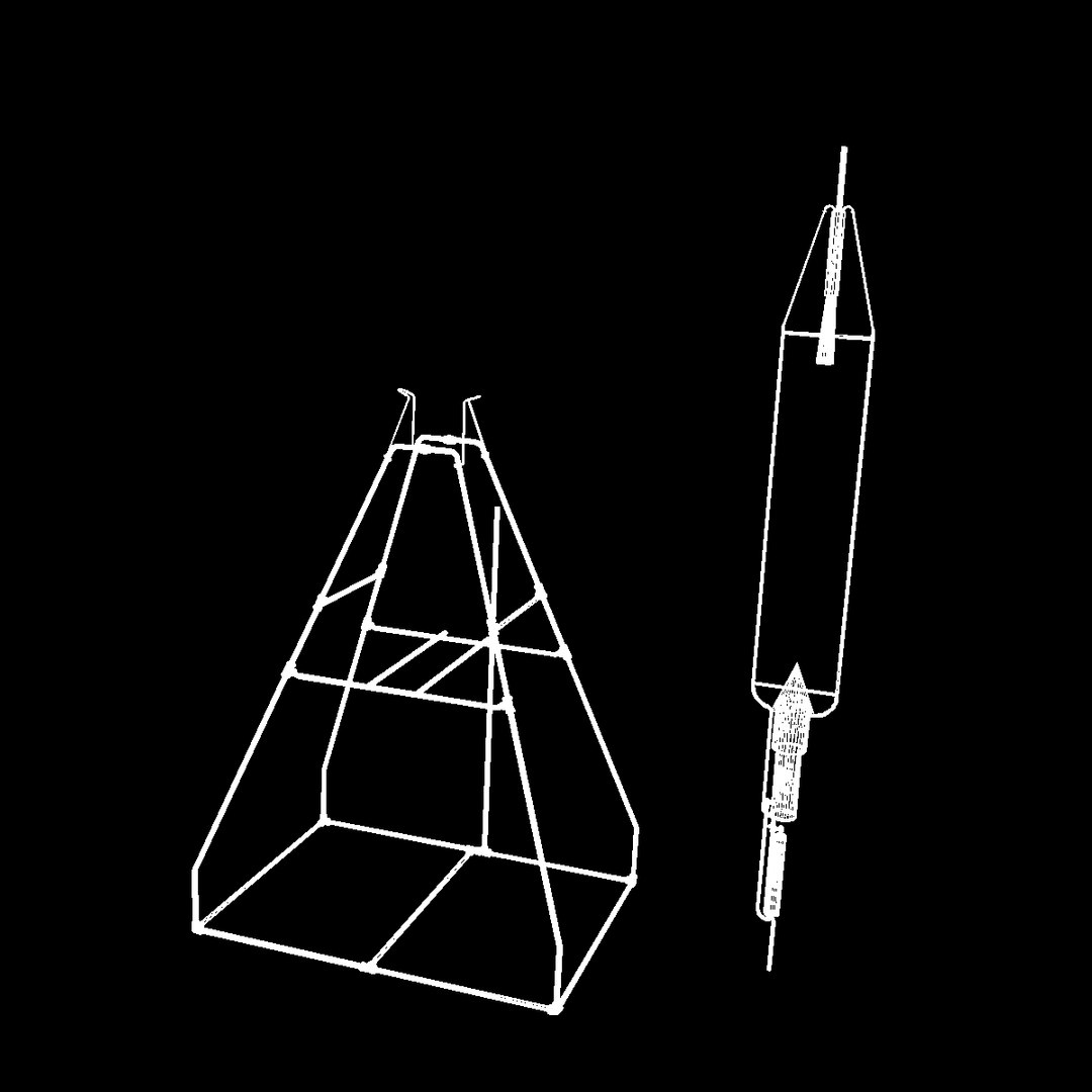 3d Model Of Rocket Robert Goddard Liquid