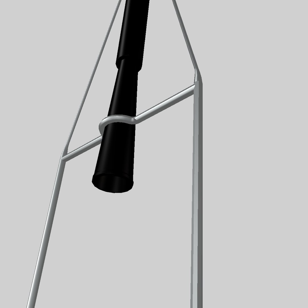 3d Model Of Rocket Robert Goddard Liquid