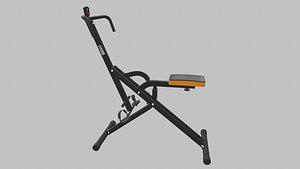 Upright Squat Machine Assist Row 3D model