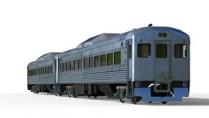 3D Budd Rail Diesel Car RDC model