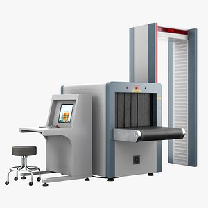 Airport Security Checkpoint PBR