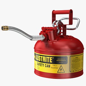 3D Safety Fuel Can One Gallon Red model