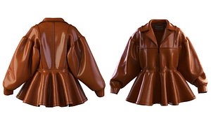 Leather Dress Coat