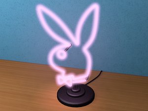 max neon light playboy bunny