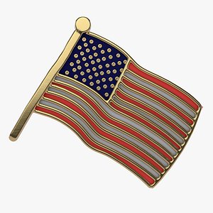 American Flag Lapel Pin