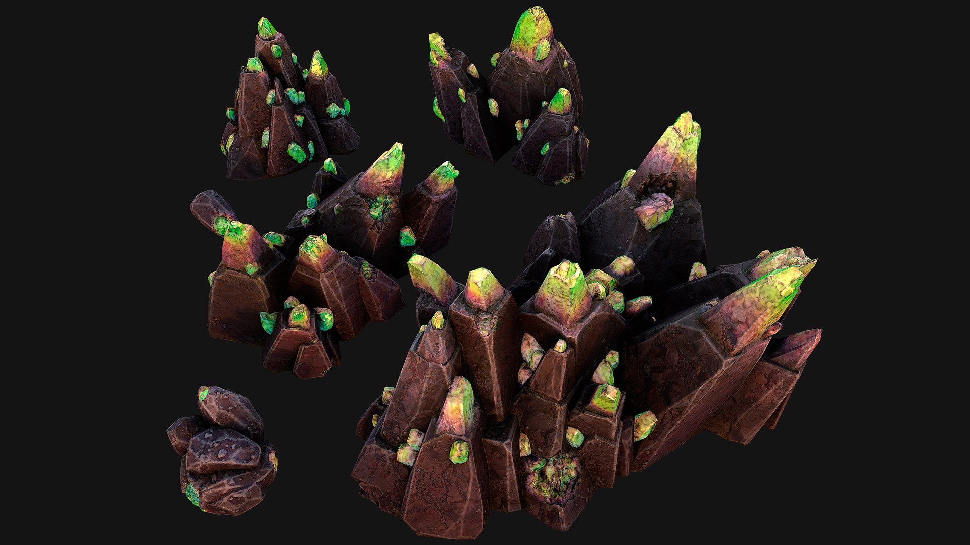 Green Crystals Minerals Ore Cave 3D model https://p.turbosquid.com/ts-thumb/LU/VZXrMN/Kg/obsidiancrystalgreen11/png/1732369514/1920x1080/fit_q87/dddac1ddb91f58458af528aadb0a7e7f5e2c1689/obsidiancrystalgreen11.jpg