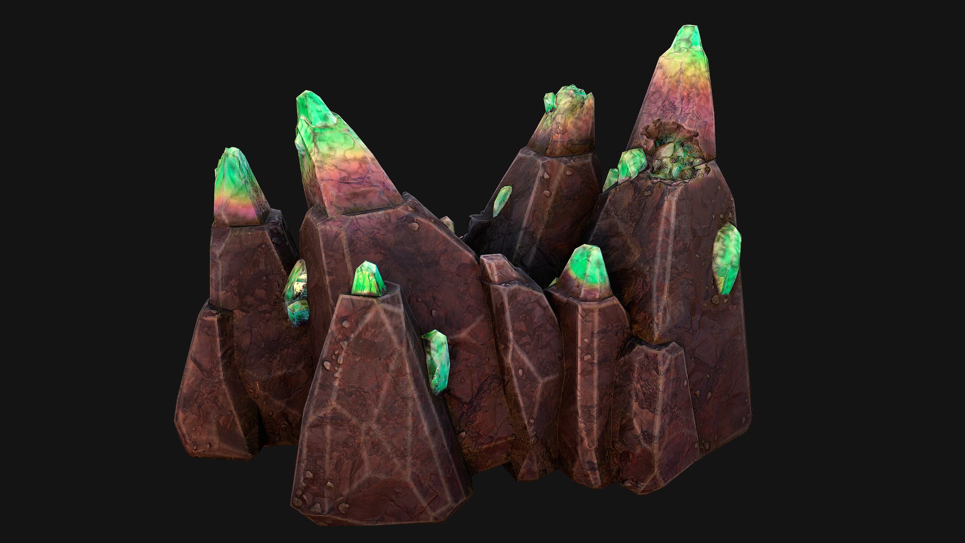 Green Crystals Minerals Ore Cave 3D model https://p.turbosquid.com/ts-thumb/LU/VZXrMN/ba/obsidiancrystalgreen20/png/1732369523/1920x1080/fit_q87/cfe112af41886cc5428229188fb37a38970ebadf/obsidiancrystalgreen20.jpg
