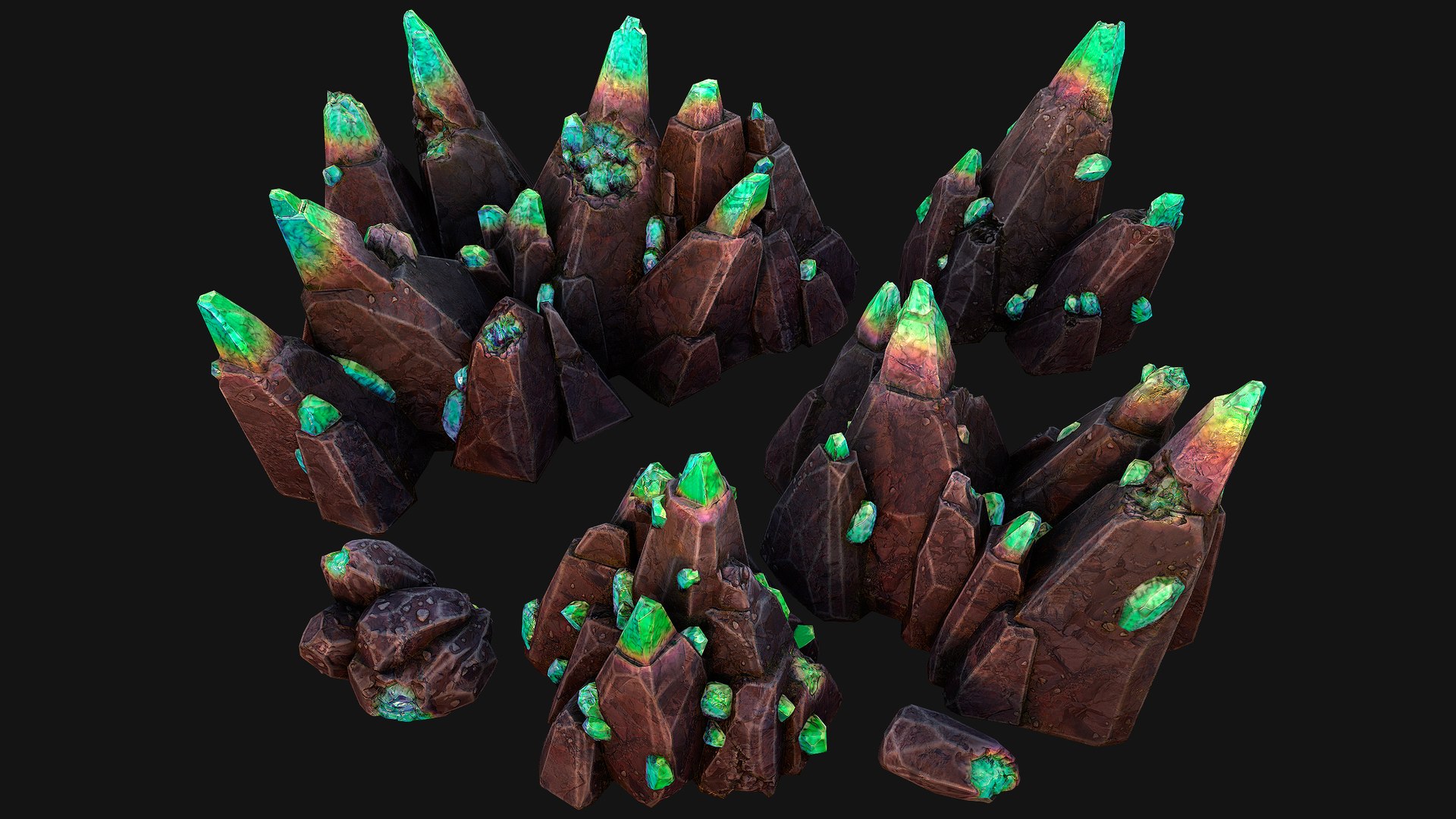 Green Crystals Minerals Ore Cave 3D model https://p.turbosquid.com/ts-thumb/LU/VZXrMN/ey/obsidiancrystalgreen5/png/1732369506/1920x1080/fit_q87/84beadc1c7ee222734b5d203580cd2fc9757dc5d/obsidiancrystalgreen5.jpg